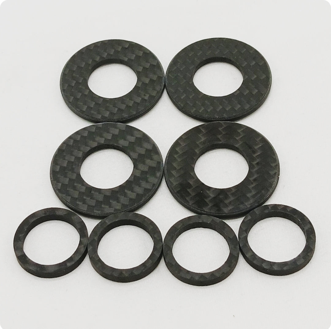 Carbon Fiber Front Bearing Guard Set